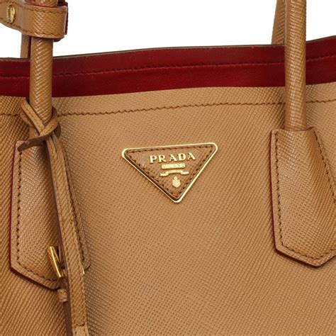 prada saffiano cuir handbag caramel|Prada Livermore.